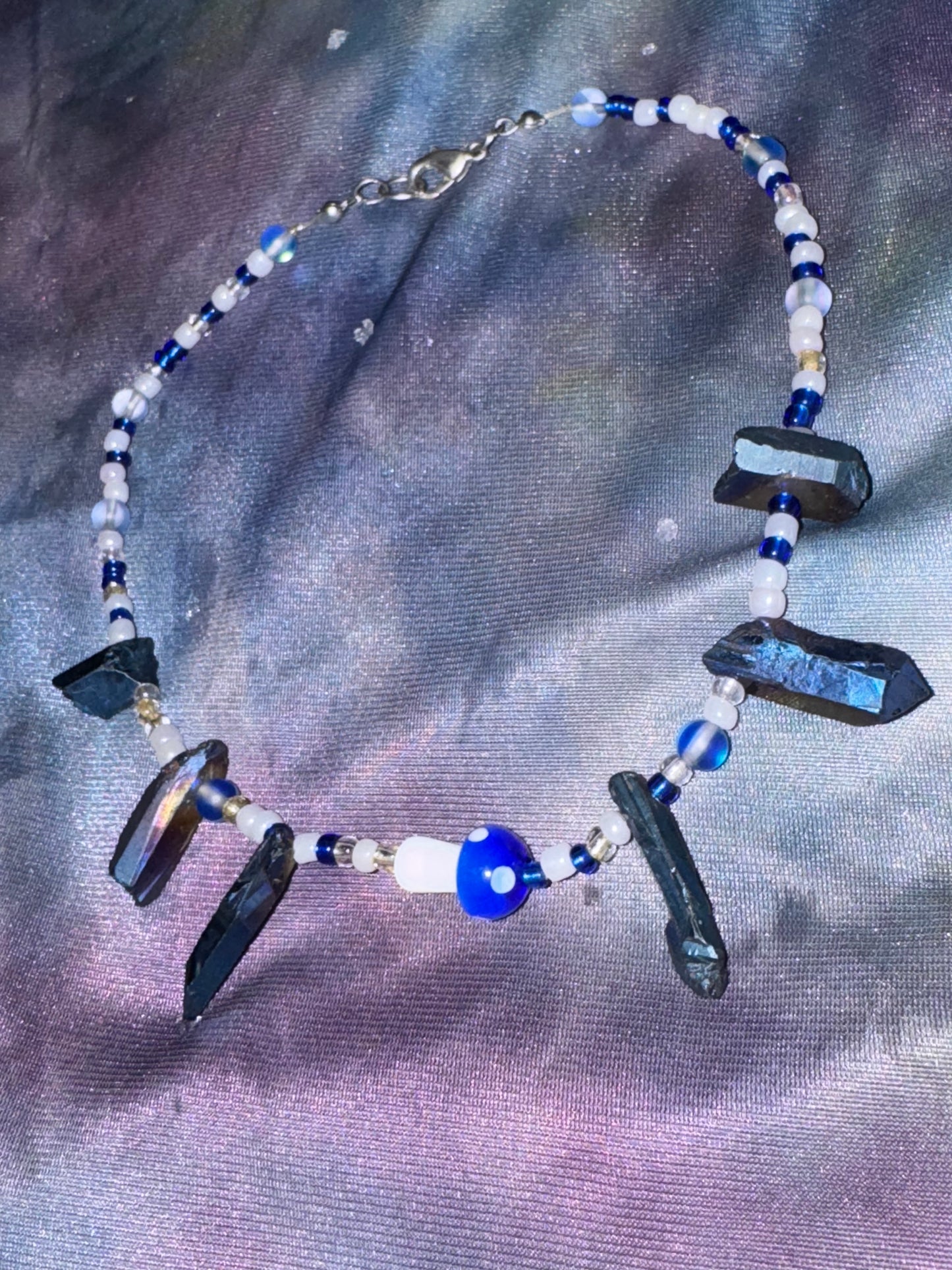 Beaded Quartz Necklace