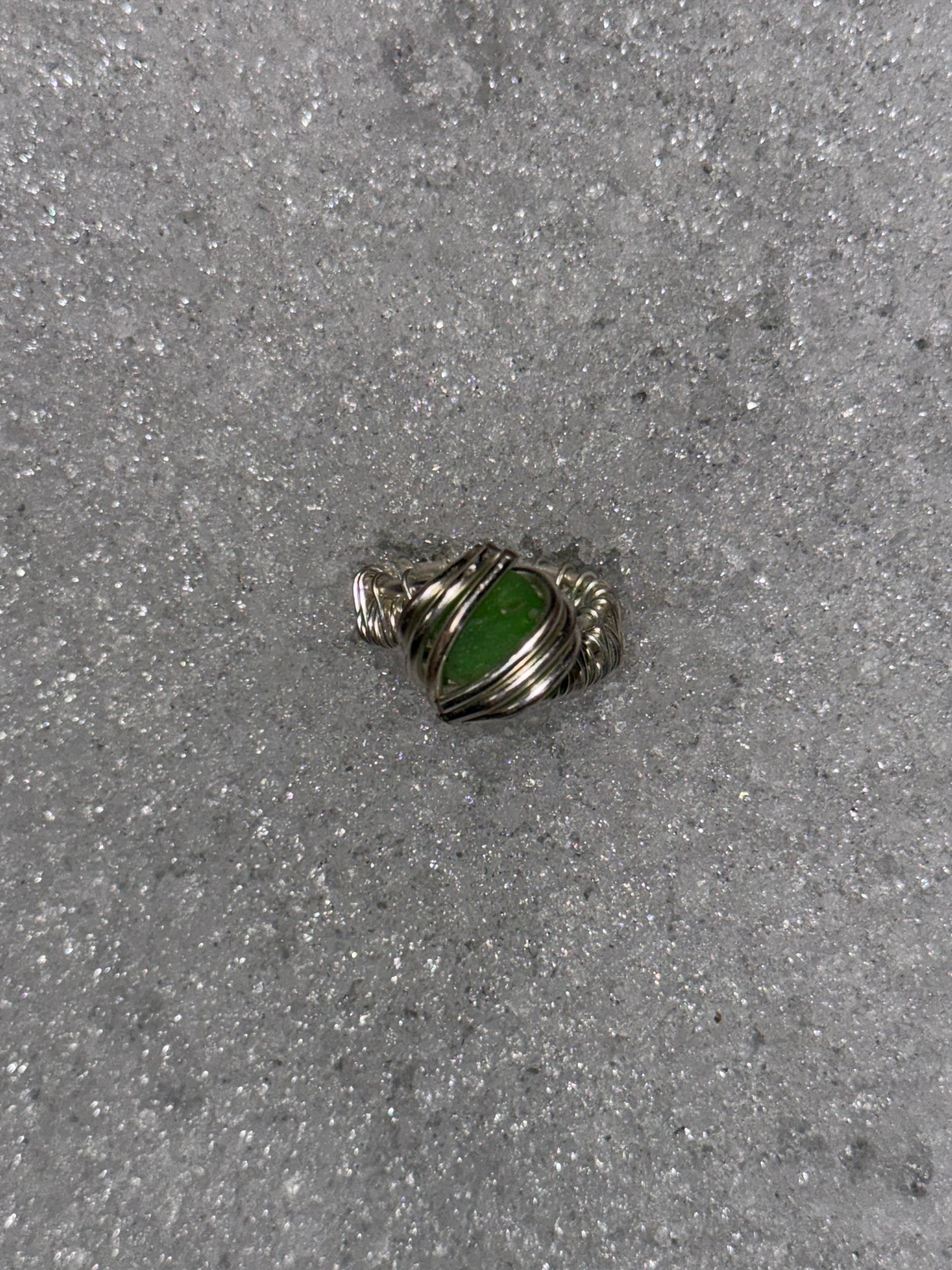 MI Beach Glass Ring